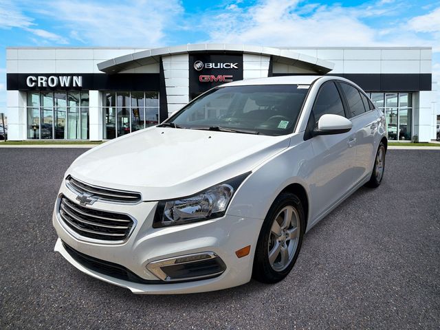 Summit White 2015 Chevrolet Cruze Sedan Front-Wheel Drive 6-Speed Automatic Overdrive