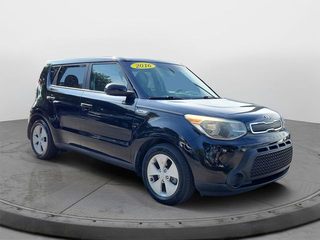 Shadow Black 2016 Kia Soul Base Wagon Front-Wheel Drive 6-Speed Automatic