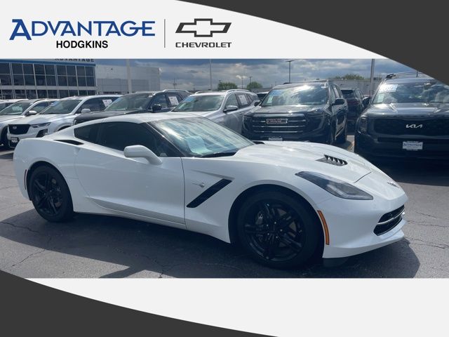 Arctic White 2017 Chevrolet Corvette Stingray 2LT Coupe RWD Coupe Rear-Wheel Drive Automatic