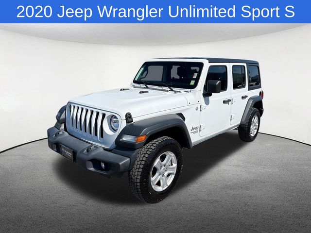 Bright White Clearcoat 2020 Jeep Wrangler SUV / Crossover Four-Wheel Drive 6-Speed Manual