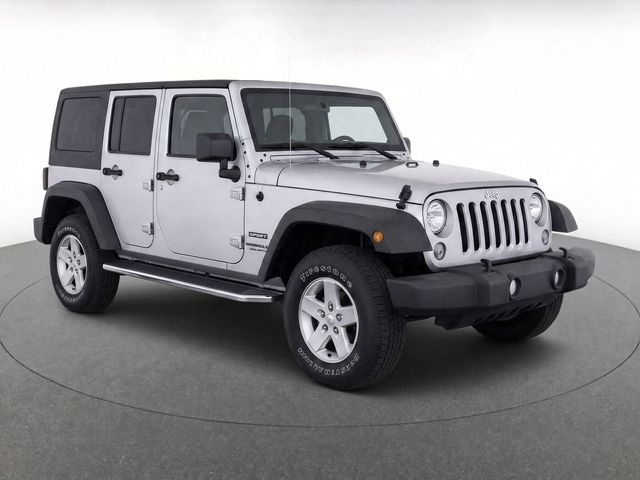 Billet Silver Metallic Clearcoat 2018 Jeep Wrangler SUV / Crossover Four-Wheel Drive 5-Speed Automatic