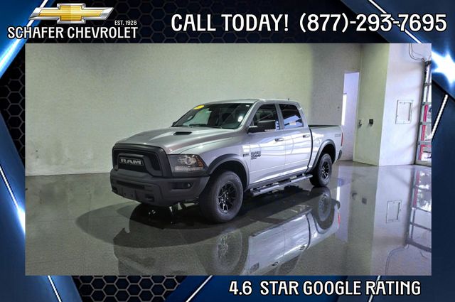 Billet Silver Metallic Clearcoat 2022 RAM 1500 Classic Warlock Crew Cab 4WD Pickup Truck Four-Wheel Drive 8-Speed Automatic