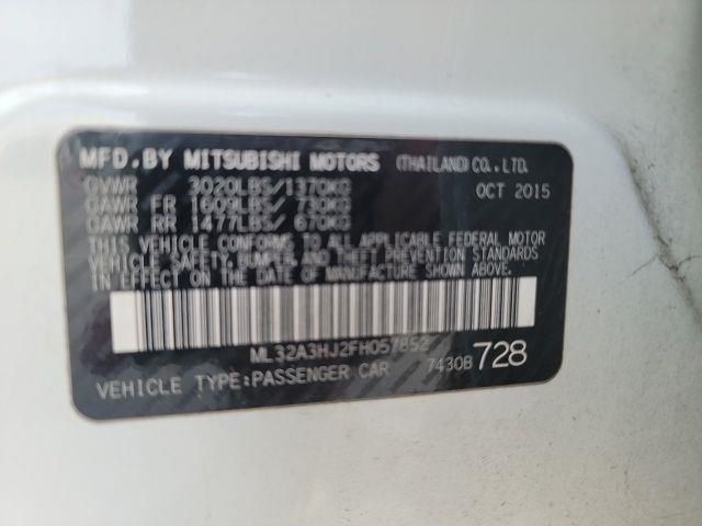 Used 2015 Mitsubishi Mirage Hatchback