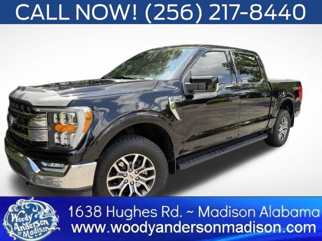 Black Metallic 2021 Ford F-150 Pickup Truck Four-Wheel Drive Automatic
