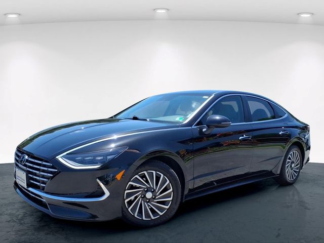 Onyx Black 2023 Hyundai Sonata Hybrid Sedan Front-Wheel Drive 6-Speed Automatic