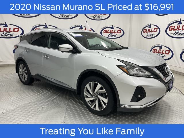 Brilliant Silver Metallic 2020 Nissan Murano SUV / Crossover Front-Wheel Drive Continuously Variable Transmission