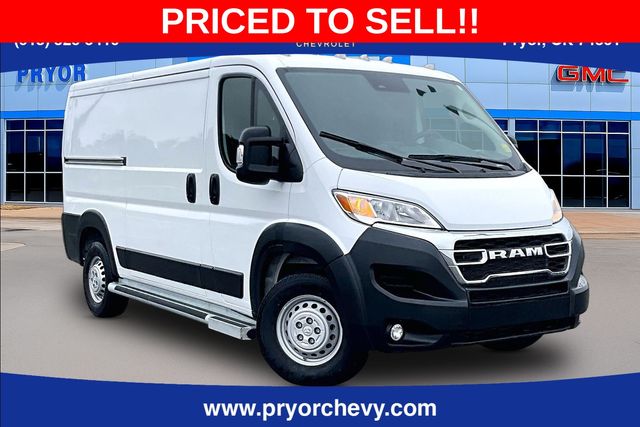 Bright White Clearcoat 2025 RAM ProMaster Van Front-Wheel Drive 9-Speed Automatic