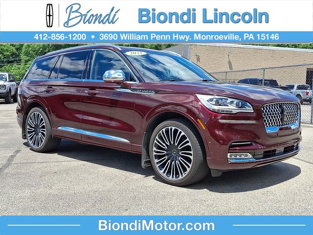 Red (Burgundy Velvet) 2021 Lincoln Aviator SUV / Crossover All-Wheel Drive Automatic
