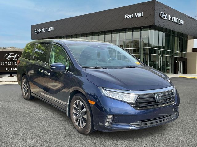 Black (Obsidian Blue Pearl) 2022 Honda Odyssey EX-L FWD Minivan Front-Wheel Drive Automatic