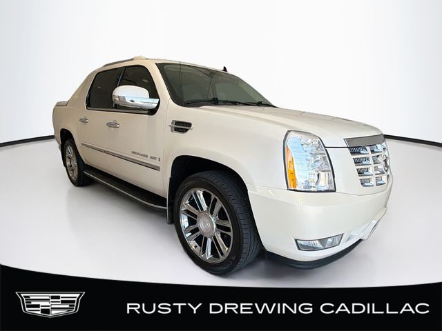 Diamond White 2008 Cadillac Escalade EXT Pickup Truck All-Wheel Drive 6-Speed Automatic Overdrive