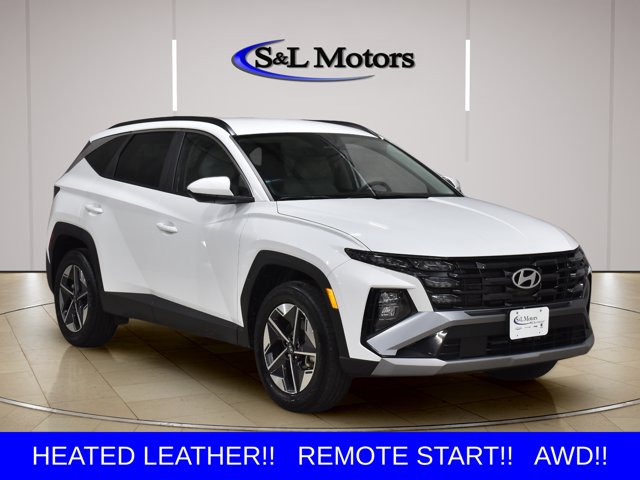 White Pearl 2025 Hyundai Tucson SUV / Crossover All-Wheel Drive 8-Speed Automatic