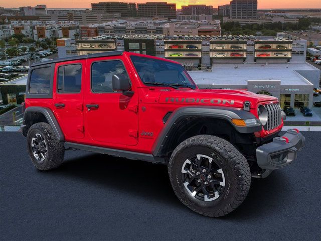 Red Clearcoat 2025 Jeep Wrangler SUV / Crossover Four-Wheel Drive 8-Speed Automatic