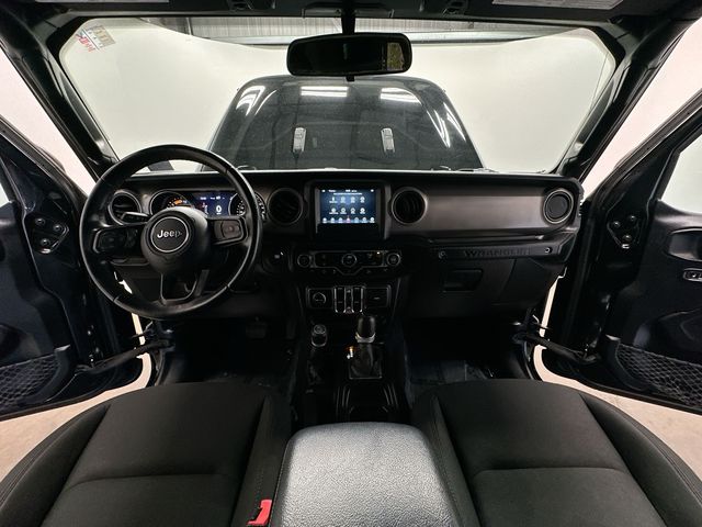 2020 Jeep Wrangler Unlimited Sport S Black at Klick Lewis Buick Chevrolet