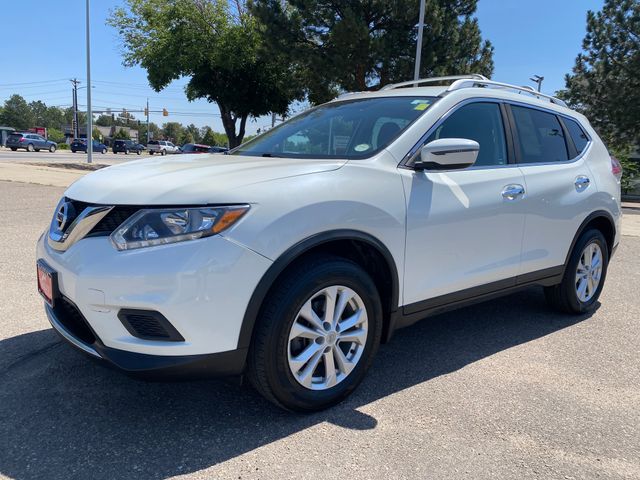 Pearl White 2016 Nissan Rogue SUV / Crossover All-Wheel Drive Continuously Variable Transmission