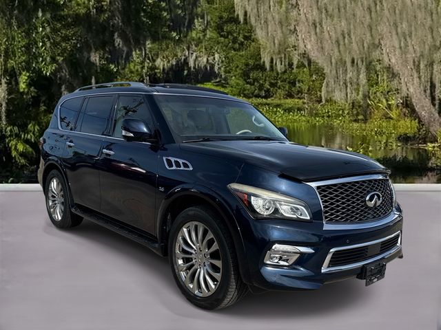 Hermosa Blue 2016 INFINITI QX80 RWD SUV / Crossover Rear-Wheel Drive 7-Speed Automatic