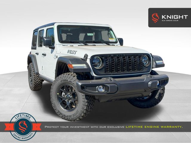 Bright White Clearcoat 2026 Jeep Wrangler SUV / Crossover Four-Wheel Drive 8-Speed Automatic