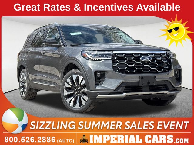 Carbonized Gray Metallic 2026 Ford Explorer SUV / Crossover All-Wheel Drive Automatic