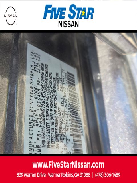 Used 2025 Nissan Sentra Sedan
