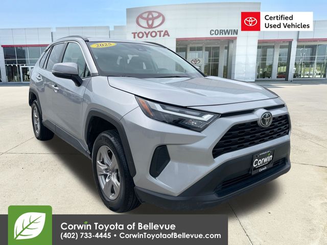 Silver Sky Metallic 2025 Toyota RAV4 SUV / Crossover All-Wheel Drive 8-Speed Automatic