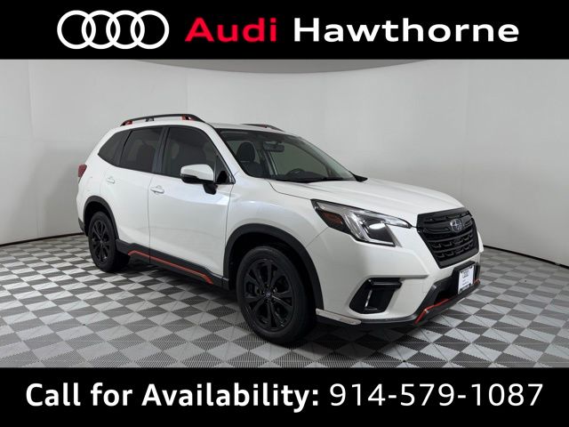 Crystal White Pearl 2024 Subaru Forester SUV / Crossover All-Wheel Drive Continuously Variable Transmission