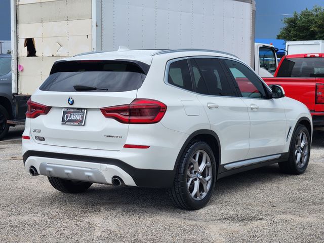 2021 BMW X3 sDrive30i White at Bravo Nissan