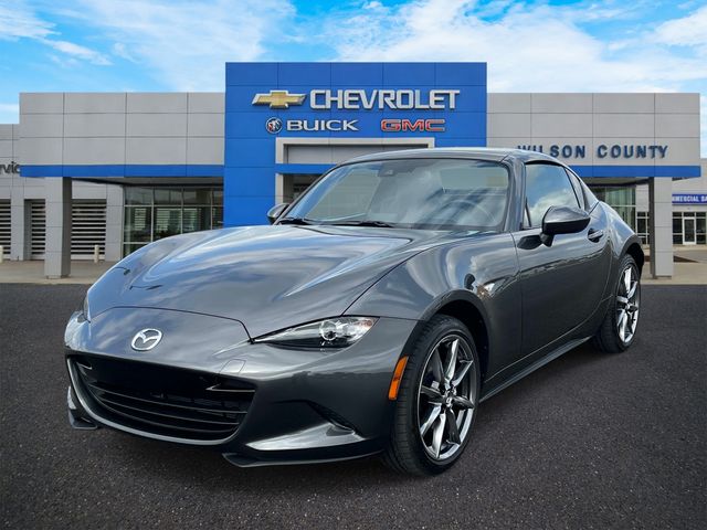 Machine Gray Metallic 2021 Mazda MX-5 Miata RF Grand Touring RWD Convertible Rear-Wheel Drive 6-Speed Automatic