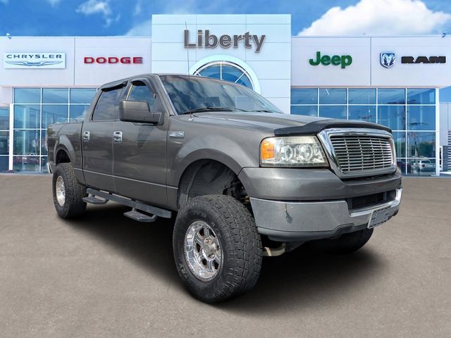 Dark Shadow Gray Clearcoat Metallic 2004 Ford F-150 XLT SuperCrew Pickup Truck Rear-Wheel Drive 4-Speed Automatic Overdrive
