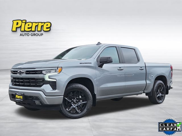 Sterling Gray Metallic 2024 Chevrolet Silverado 1500 Pickup Truck Four-Wheel Drive Automatic