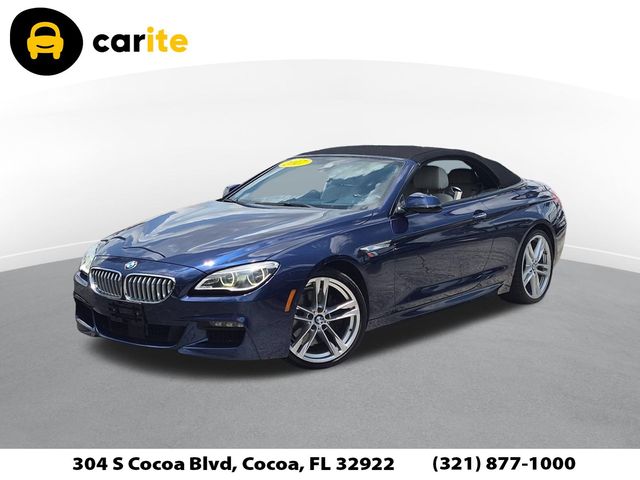 Blue Metallic 2017 BMW 6 Series Convertible Rear-Wheel Drive 8-Speed Automatic
