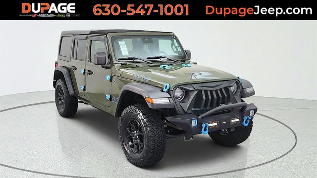 Sarge Green Clearcoat 2024 Jeep Wrangler 4xe SUV / Crossover Four-Wheel Drive 8-Speed Automatic
