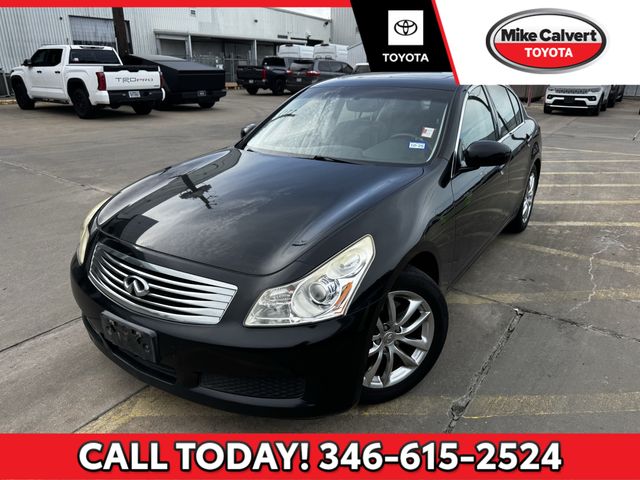 Black 2008 INFINITI G35 Sedan Rear-Wheel Drive 5-Speed Automatic Overdrive