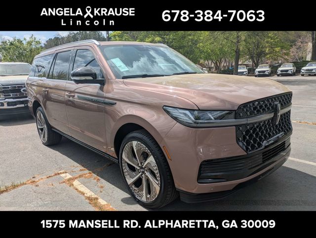 Red (Sunrise Copper Metallic Pearlcoat) 2026 Lincoln Navigator L Black Label 4WD SUV / Crossover Four-Wheel Drive Automatic