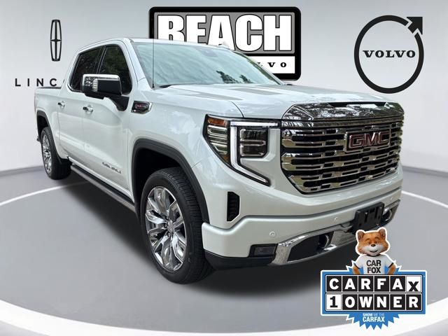 White Frost Tricoat 2025 GMC Sierra 1500 Pickup Truck Four-Wheel Drive Automatic