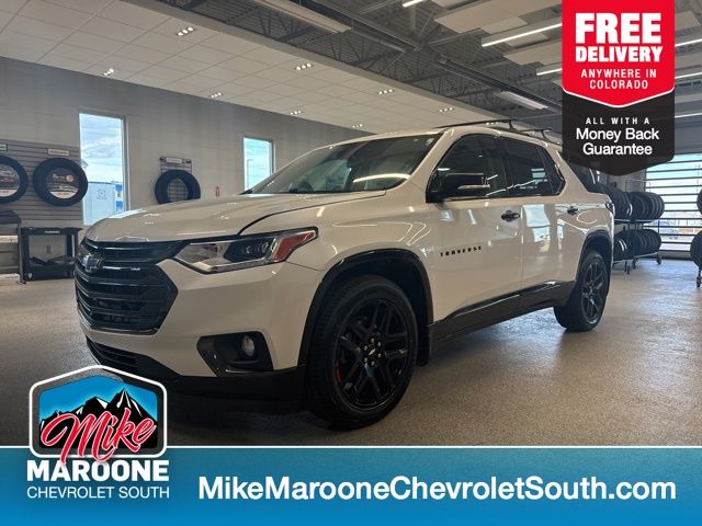 White (Iridescent Pearl Tricoat) 2020 Chevrolet Traverse SUV / Crossover Four-Wheel Drive 9-Speed Automatic