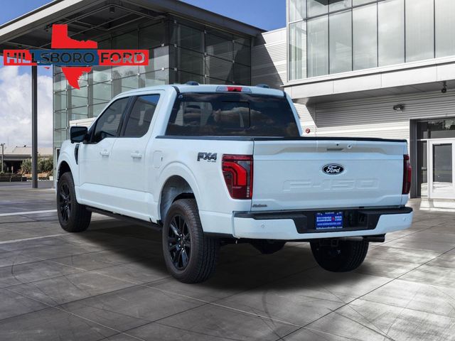 2024 Star White Metallic Tri-Coat Ford F-150 Platinum 4X4 Truck