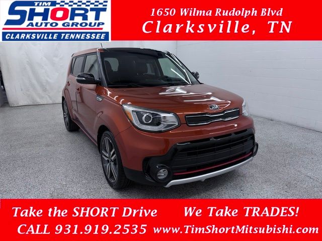Wild Orange 2018 Kia Soul Wagon Front-Wheel Drive 7-Speed Automatic
