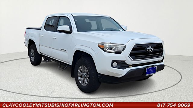 Super White 2016 Toyota Tacoma Double Cab V6 SR 4WD Pickup Truck Four-Wheel Drive 6-Speed Automatic