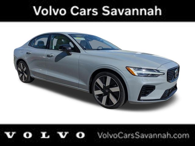 Vapour Gray Metallic 2024 Volvo S60 Recharge T8 Ultimate Dark Theme eAWD Sedan All-Wheel Drive Automatic