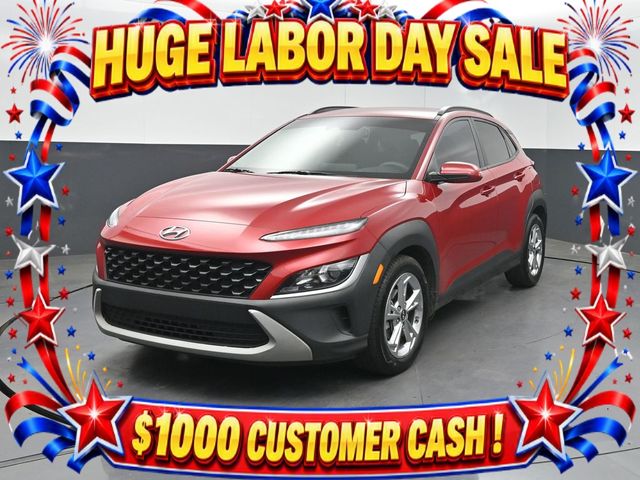 Pulse Red 2022 Hyundai Kona SUV / Crossover Front-Wheel Drive Continuously Variable Transmission