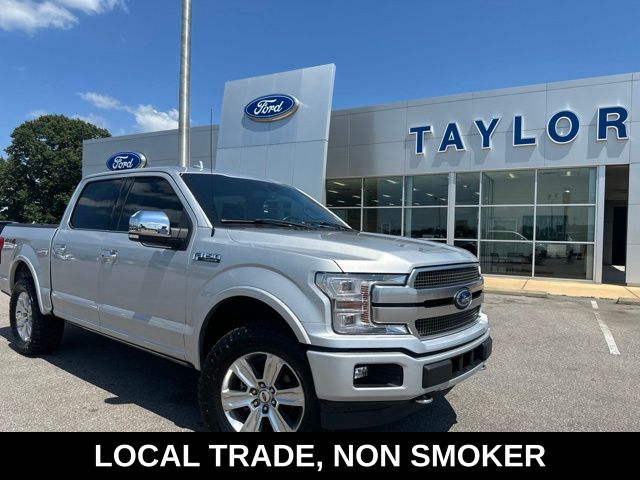 Ingot Silver Metallic 2019 Ford F-150 Pickup Truck Four-Wheel Drive Automatic