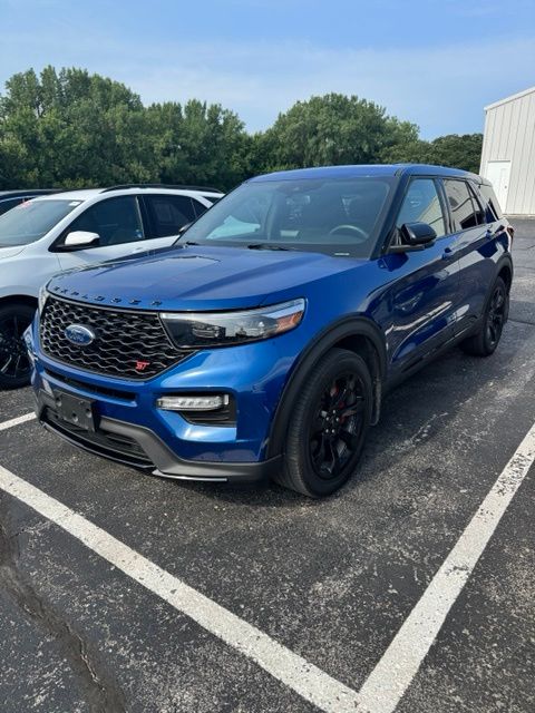 Atlas Blue Metallic 2022 Ford Explorer SUV / Crossover All-Wheel Drive Automatic