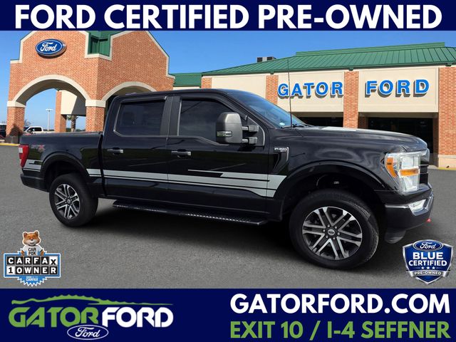 Agate Black Metallic 2021 Ford F-150 Pickup Truck Four-Wheel Drive Automatic
