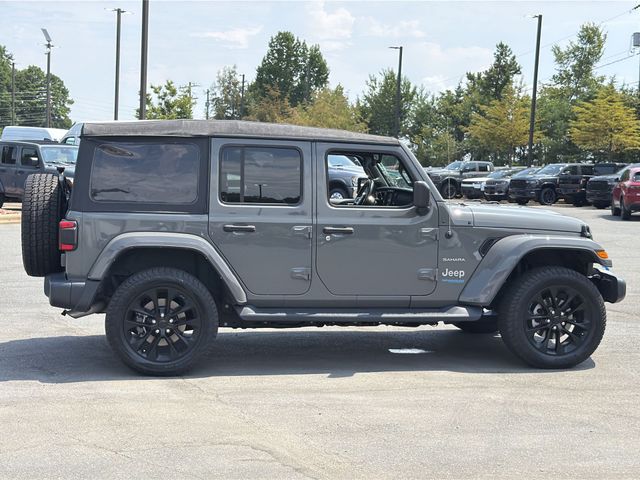 Used 2022 Gray Jeep Unlimited Sahara 4xe image 13