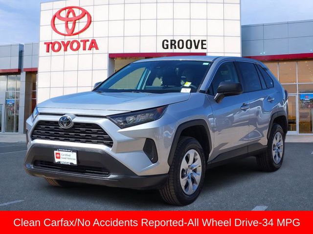 Silver Sky Metallic 2022 Toyota RAV4 LE AWD SUV / Crossover All-Wheel Drive 8-Speed Automatic