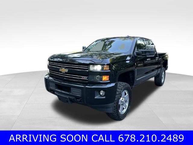 Black 2016 Chevrolet Silverado 2500HD LTZ Crew Cab 4WD Pickup Truck Four-Wheel Drive 6-Speed Automatic