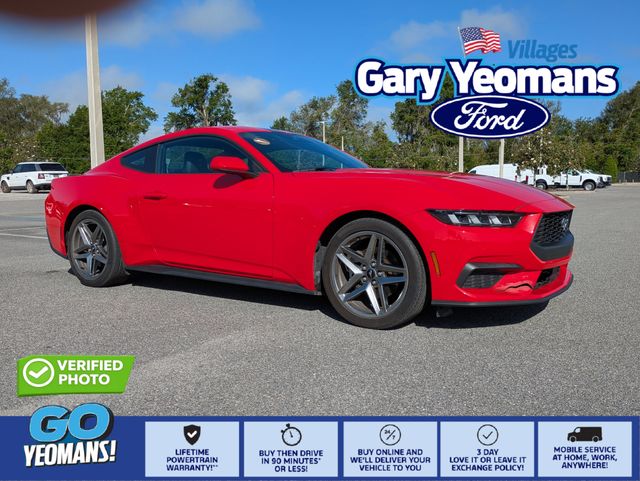 Race Red 2024 Ford Mustang EcoBoost Fastback RWD Coupe Rear-Wheel Drive Automatic