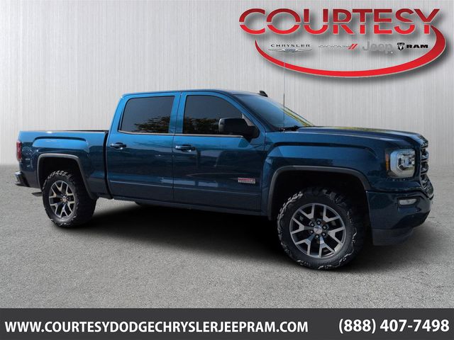 Stone Blue Metallic 2017 GMC Sierra 1500 Pickup Truck Four-Wheel Drive 8-Speed Automatic Overdrive