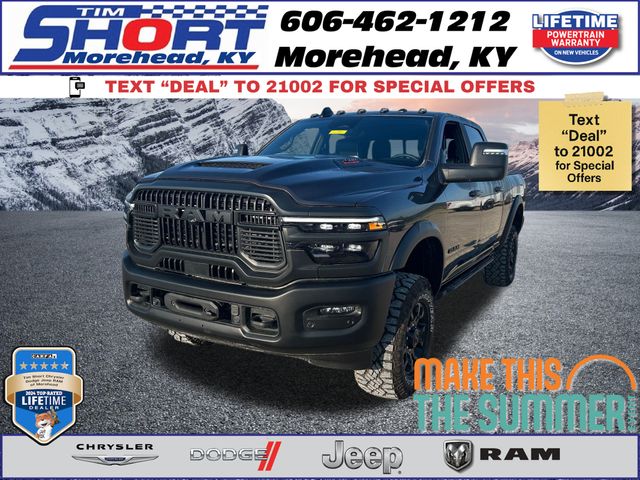 Gray (Granite Crystal Metallic Clearcoat) 2025 RAM 2500 Power Wagon Crew Cab 4WD Pickup Truck Four-Wheel Drive 8-Speed Automatic