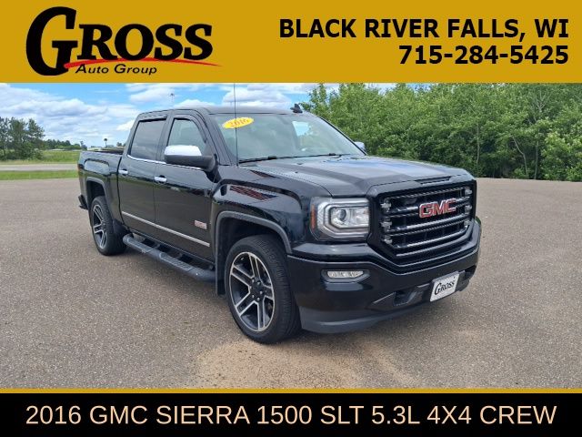 Onyx Black 2016 GMC Sierra 1500 Pickup Truck Four-Wheel Drive 8-Speed Automatic Overdrive