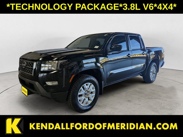Super Black 2024 Nissan Frontier Pickup Truck Four-Wheel Drive 9-Speed Automatic Overdrive